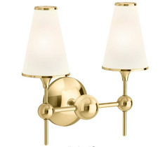 KOHLER 27860-SC02-2PL - Parohn Two-light Sconce - Polished Brass