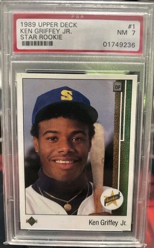 1989 Upper Deck #1 Ken Griffey Jr. Star Rookie PSA 7 Near Mint 