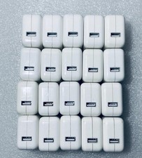 Lot Of 20 - Apple 12W USB Power AC Adapter/Charger Bricks  20 Lightning Cables