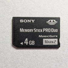 4GB Official Sony Memory Stick Pro Duo Mark 2 PSP Memory Card - Genuine