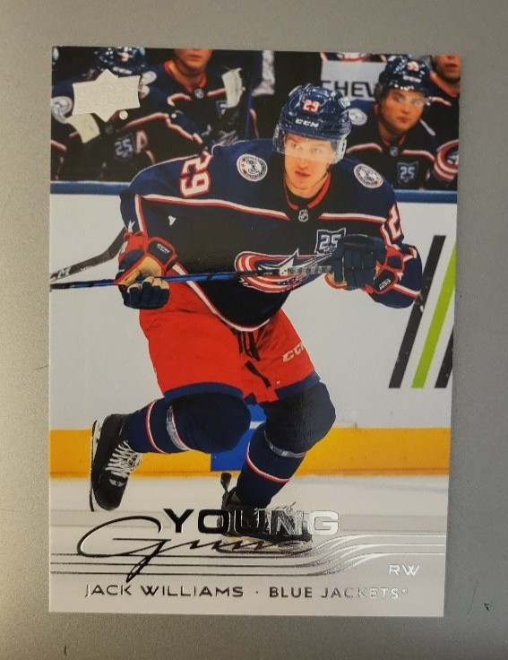 2025-26 Upper Deck NHL Young Guns Jack Williams #493 Columbus Blue Jackets