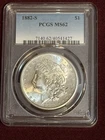 1882-S Morgan Silver Dollar PCGS MS62 $1 90% Silver 🔥🔥🔥🔥