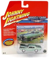 1:64 Johnny Lightning 1970 Chevy Chevelle Ss Light Green Metallic Muscle Cars U.