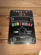 It s My Birthday Chalkboard Reusable Sign Per...