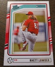 2024 Panini Donruss - Rated Prospects Rhett Lowder #166 (RC)