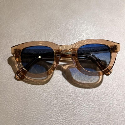 Moscot TELENA Sunglasses 45mm Cinnamon Al Pacino Style Keyhole