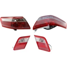 Tail Light For 2007-2009 Toyota Camry Set of 4 Left and Right Inner and Outer