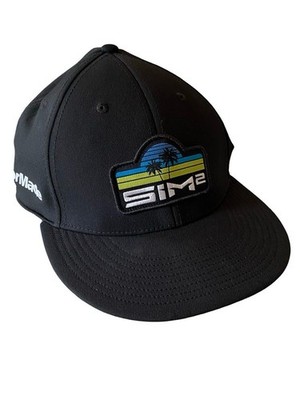 Taylor Made Sim2 Hat Mens Unisex Black Taylormade Baseball Cap Tropical One Size