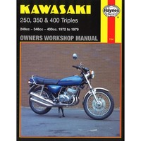 Kawasaki Motorrad 250, 350 Und 400 Triples (1972-1979) Reparaturanleitung Haynes