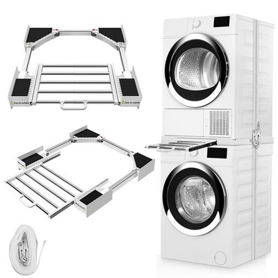Washer Dryer Stacking Kit, Universal 29''/28''/27''/26''/25''/24'' Stackable with P...