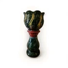 McCoy Pottery Iris Jardiniere Planter and Pedestal Stand
