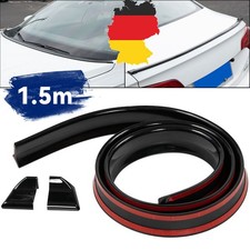 Universal Heckspoiler Auto Spoiler Flügel Lippe Gummi Glanz Schwarz Hinter 4.9FT