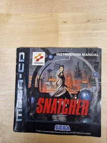 Sega Mega CD Snatcher PAL Version Complete with Manual