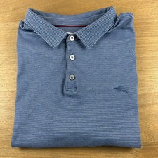 New Tommy Bahama Polo Shirt Men's 3XL Stripe Shirt Golf Islandzone 100% Cotton