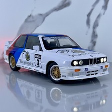 BMW 3 Series M3 E30 1988 1:24 Scale Diecast Model DTM White New Toy Gift Car