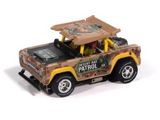 SC422-3Y Auto World Xtraction 1972 Ford Baja Bronco Rat Fink HO Scale Slot Car