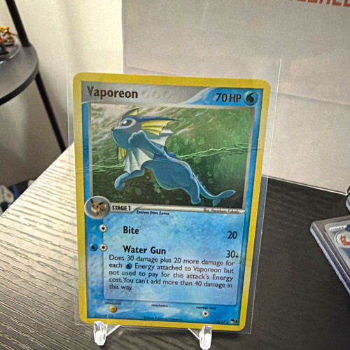 Nintendo Pokemon TCG Vaporeon Pokemon POP Series 3 6/17 Holo Rare EN 2006 70 HP