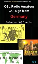 QSL Amateur Radio card ? Germany ? Select sign call from list ? H(n)