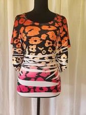 NWT Vintage Stargazer Deb Animal Print Rhinestone Top XS Y2K Made In USA