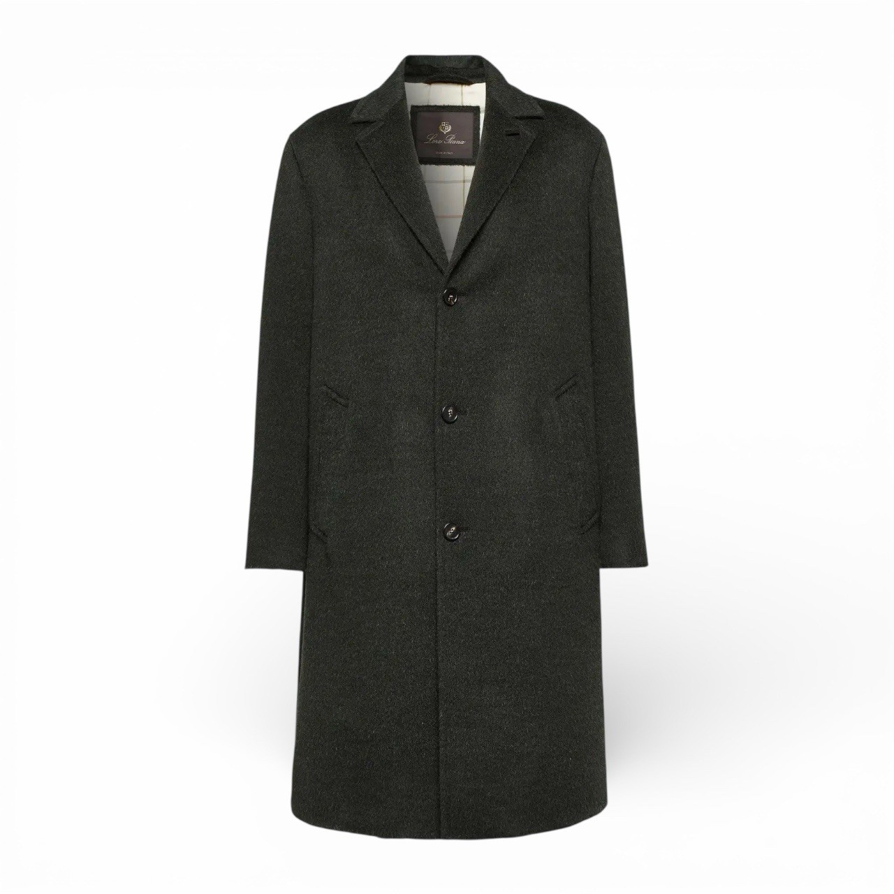Loro Piana Gibson Brushed Woven Coat Size Medium Made in Italy Genuine Luxury