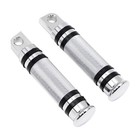 Billet Aluminum Foot Pegs FOR Most Harley Models Chrome Finish Durable