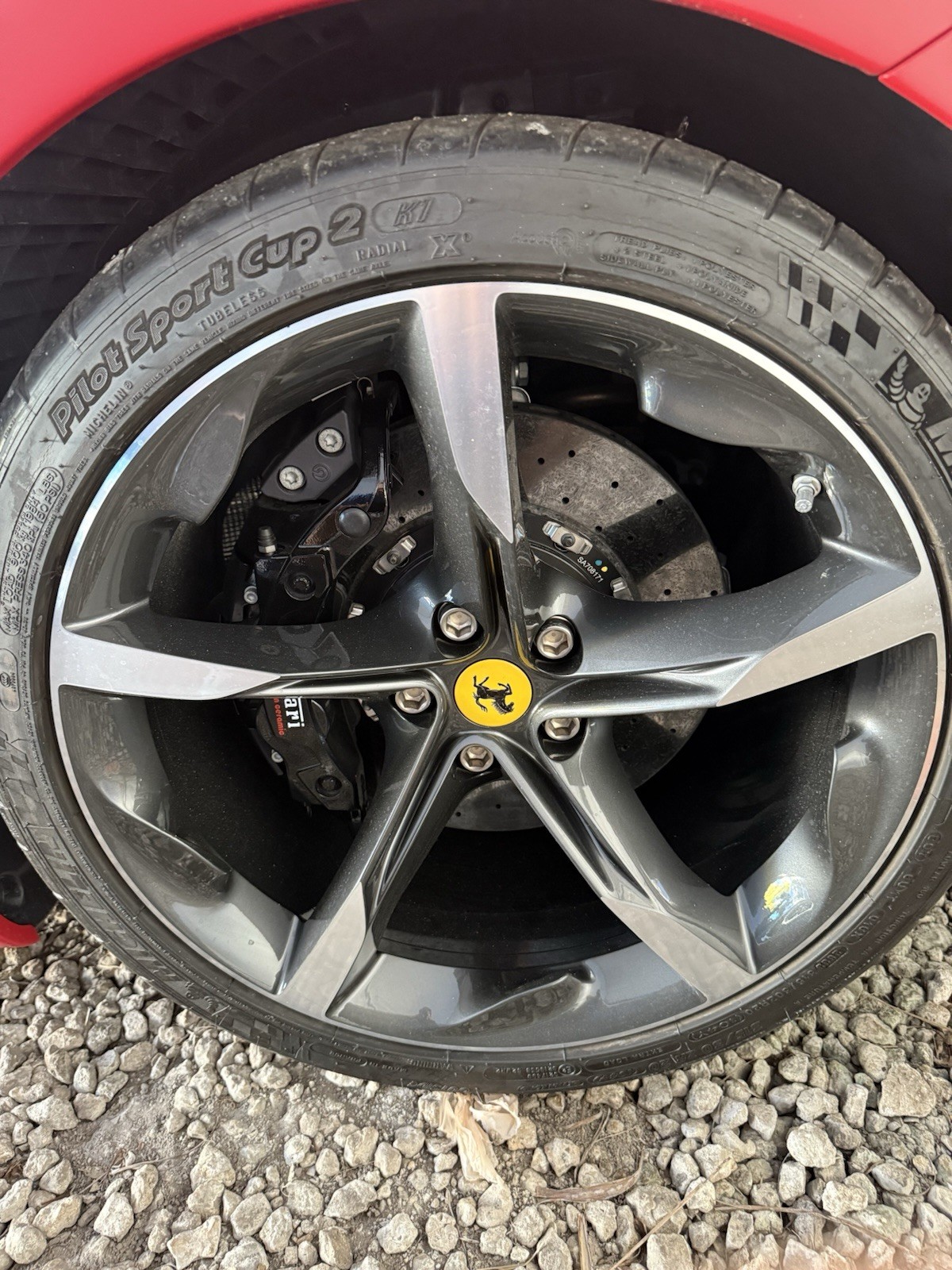 Ferrari SF 90 Left Rear 20 Inch Wheel
