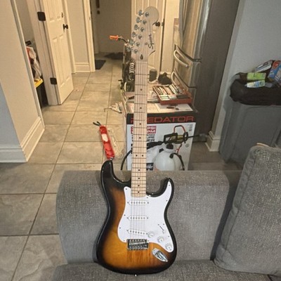 Squier Stratocaster Sunburst Solid Electric Guitar 6 String Maple Fretboard