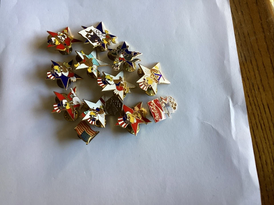1984 Los Angeles Olympics Collector's Pins Lot Of 13 Items - Image 3 of 4