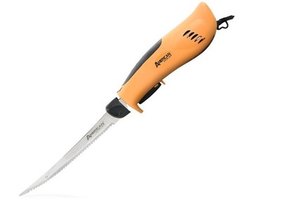 American Angler Pro Series Electric Fillet Knife - 10'' & 8'' Serrated Blades