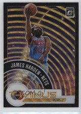 2020-21 Panini Donruss Optic T-Minus 3 2 1 Gold Wave Prizm James Harden #7 5r6