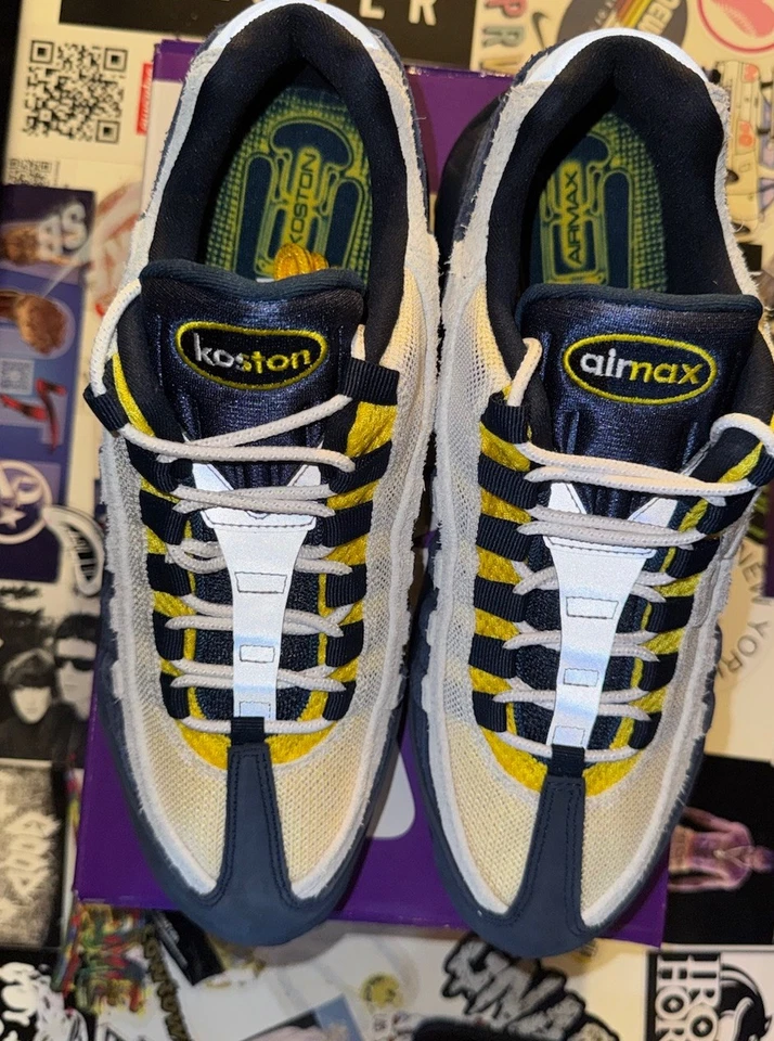 Talla 11 - Eric Koston x Nike SB x Air Max 95 Obsidian Speed Yellow Foto 3 de 4