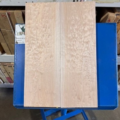 Quilted Maple 1/2'' Quilt DENSE Bookmatch KD Big Leaf 20''x13''x.5'' Fig Carve Top
