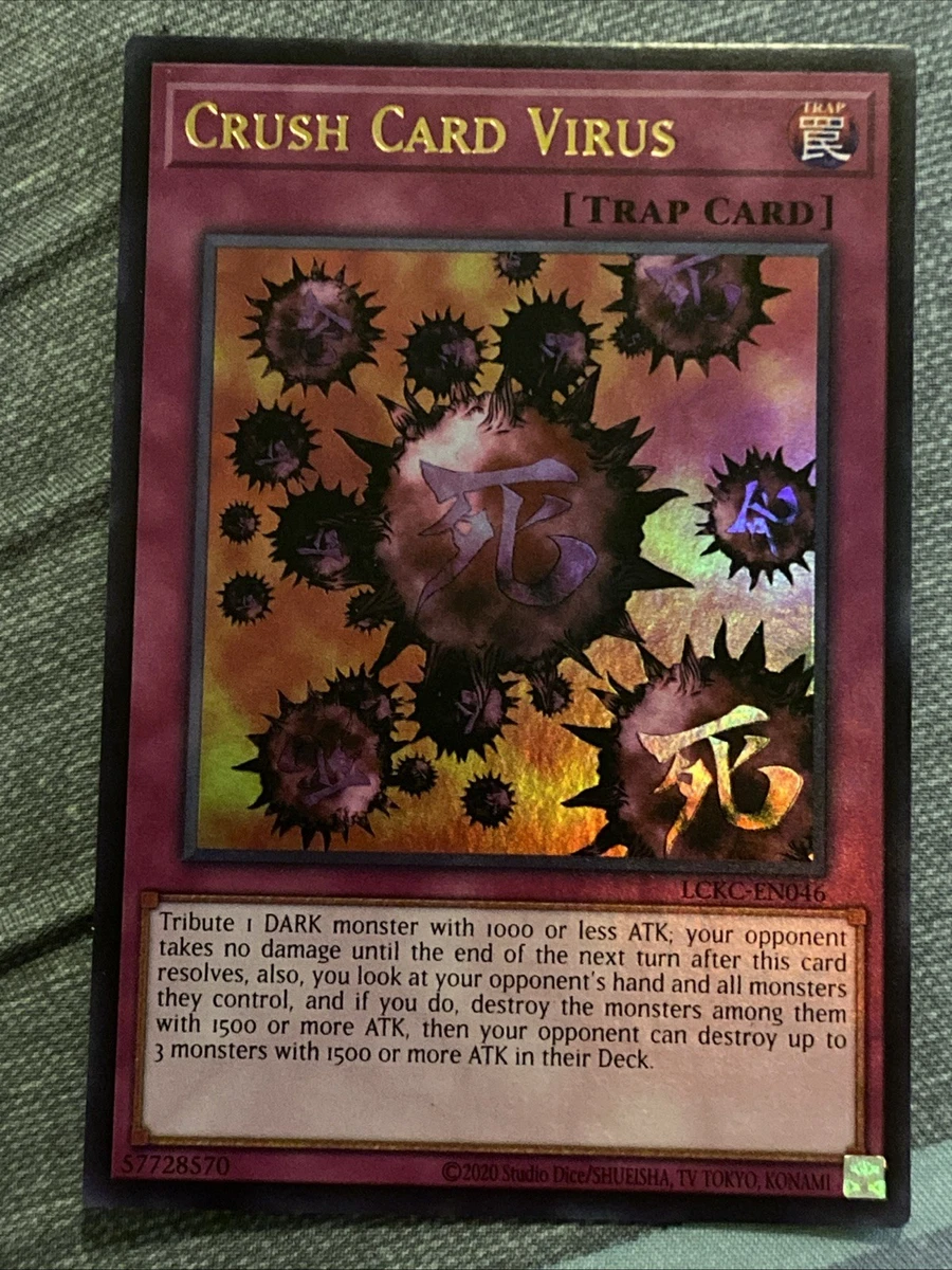 Crush Card Virus Yu-Gi-Oh! TCG Ultra Rare Individual Collectible