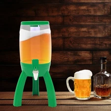 Beer Dispenser Beer Dispenser with Ice Tube and Spigot Beer Dispenser with LED