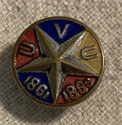 Membership Pin for Union Veterans Union (UVU) GAR Civil War Lapel Stud Vintage