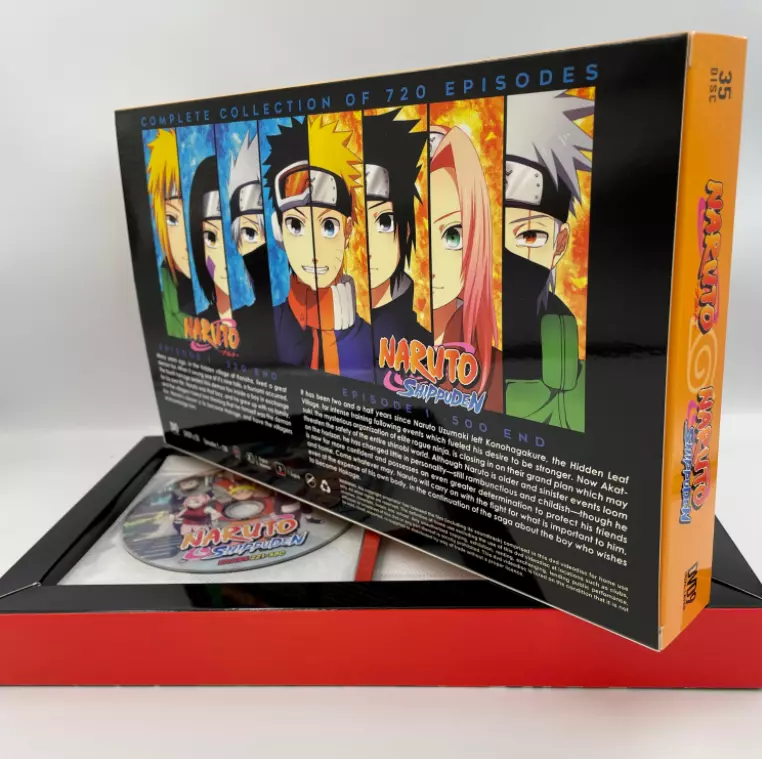 NARUTO & NARUTO SHIPPUDEN COMPLETE ANIME 35 DISC TV SERIES 1-720 EPS ENG DUB