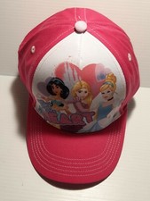 Disney Princess Cap NEW Hat Adjustable Hook/Loop 100 Cotton Youth/Child