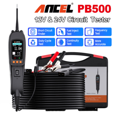12V-24V Circuit Tester Smart Electrical System Diode Test Continuity Diagnostic