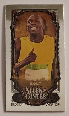 2024 Topps Allen & Ginter Chrome Mini Usain Bolt #208 Jamaica