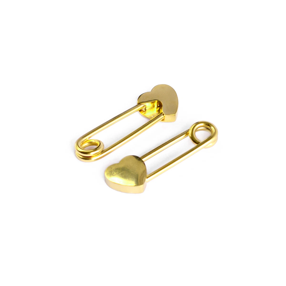 Large gold 2024 safety pins