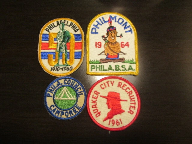 Philadelphia Council Lot of Activity Patches 1940-60's LK
