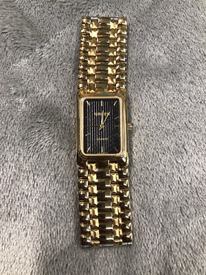 VTG Gruen Watch Womens Vintage Quartz Analog Gold Tone Box 236