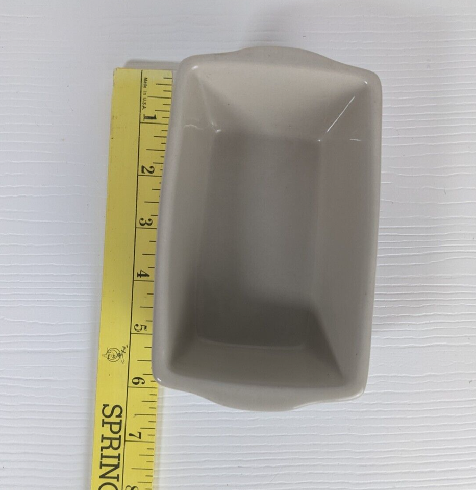 Vintage Nantucket Mini Loaf Pan Ceramic APPLES Theme fall harvest eBay