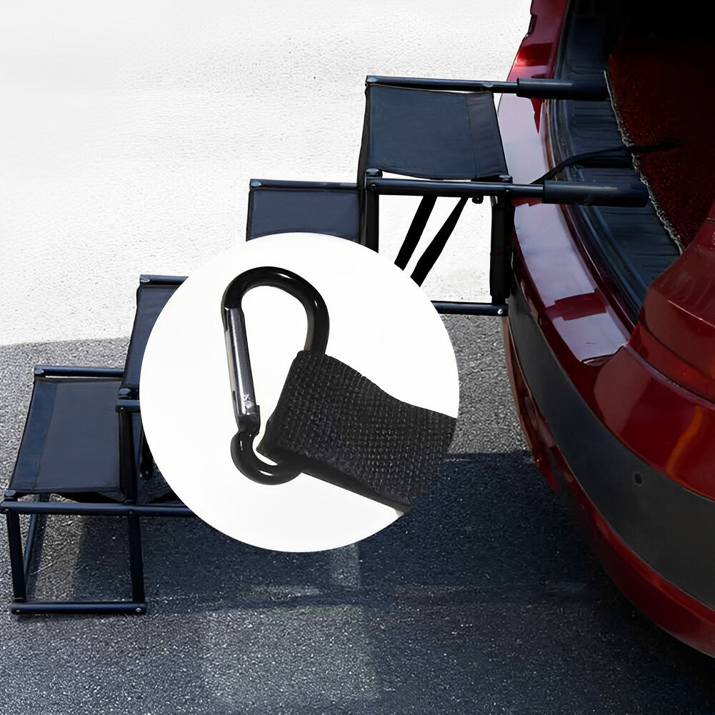 Portable Lightweight NonSlip Oxford 4 Step Dog Stairs Folding Pet Car