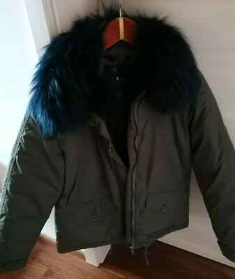 Jacke Winterjacke von Nickelson Three Zero Größe S (36/38) mit Pelzbesatz Neu