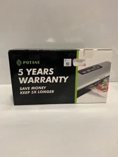 NIB POTANE VACUUM & SEAL 8 IN 1 EASY TO USE LESS BAG WASTE VS2690 VACUUM MACHINE
