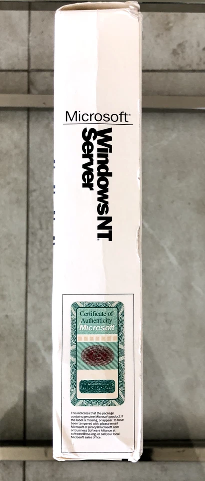 Microsoft Windows NT Server 4.0 Retail Box Collectors Edition 5 Licenses - Image 4 of 4