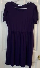 Lollo Vita Purple Babydoll Dress Excellent Condition 