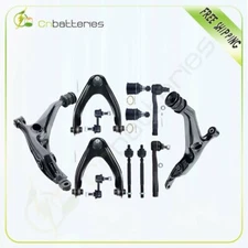 12Pcs Suspension Control Arm Ball Joints Tie Rods Complete For 97-01 Honda CR-V