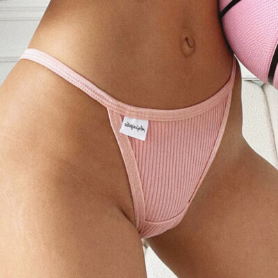 6 Pack Lot Sexy Womens Thong Panties G-String Brief Underwear Low Waist Lingerie